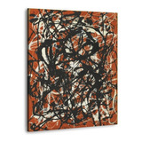 Cuadros Arte Jackson Pollock Con Marco Flotante