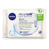 Nivea Micellair Toallitas Desmaquillantes Biodegradables 25u