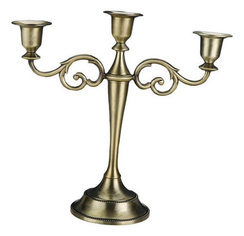 Candelabro De 3 Brazos, Candelabro Cónico, Adorno