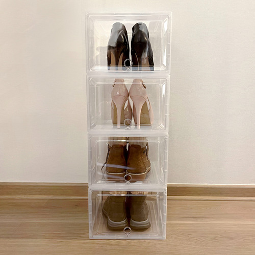 Organizador De Zapatos Pack De 6 Cajas Acrilico 