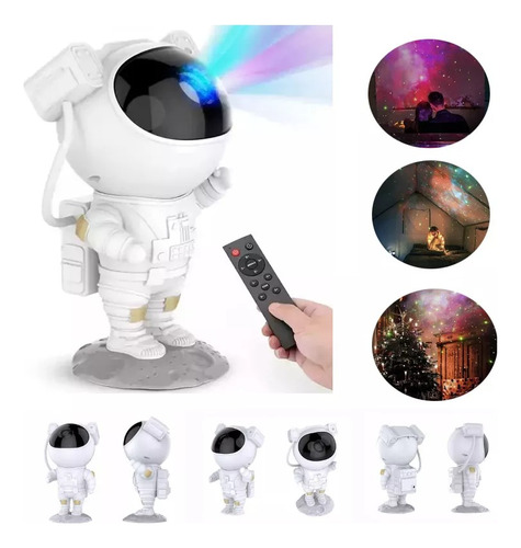 Projetor Night Light Astronauta Galaxy Starry Sky Star Light