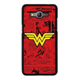 Funda Para Samsung Galaxy Wonder Woman Mujer Maravilla 02