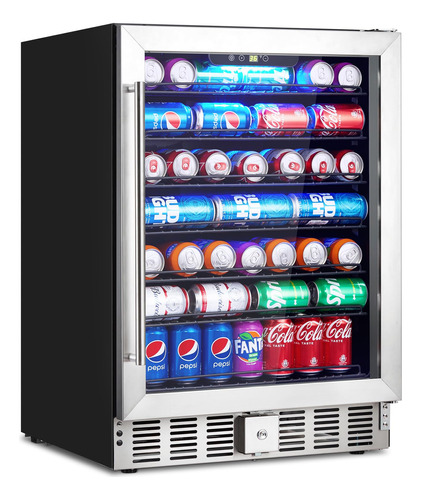 Takywep Refrigerador De Bebidas De 24 Pulgadas, Enfriador De