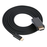 Cable Conversor Usb C 3.1 A Hdmi Macho 1.8m Todomicro Gtia