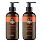 Kit 2x Creme De Barbear Shave Cream 500ml Don Alcides