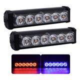 Estrobo Torreta 12 Led Cofigos Rojo/azul Varias Funciones