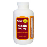 Suplemento Niacina 500 Mg 1000 Pestañas - L a $371