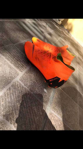 botines nike mercurial naranja