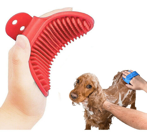 Cepillo De Mano Para Mascotas Sacapelos Y Masajeador