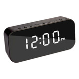 Reloj Despertador Y Parlante Bluetooth Alarma Micro Sd Radio