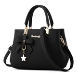 Bolso De Mano Para Mujer Bandolera Moda De Lujo Bolsa Tote Color Negro