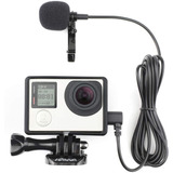 Microfono + Case Para Gopro Hero 3, Hero3+, Hero 4 Black