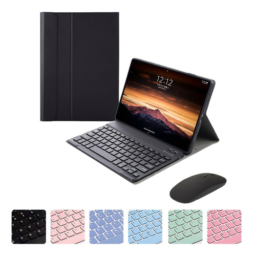 Capa Para Samsung Tab A7 T500/t505 Protetora+mouse+teclado