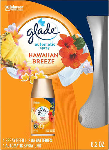 Glade Spray Ambientador Automático Kit De Inicio, Brisa Hawa