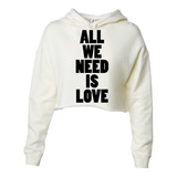 Top Crop Sudadera Canserbero Rap All We Need Is Love