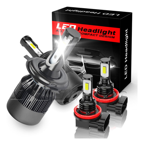 Dy Kit Faros Delanteros Led Luz Alta Y Luz Baja Para Nissan