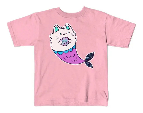 Playera Infantil Todas Las Tallas Gato Unicornio Kawaii Arco