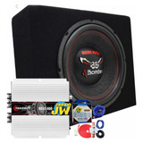 Combo Bomber Bicho Papao 12 400 Rms + Potencia + Caja + Cabl