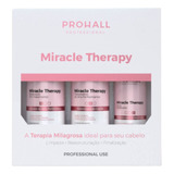 Prohall Kit Progressiva Miracle Therapy (3 Produtos)