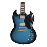 Guitarra Gibson Sg Standard 61 Pelham Blue Burst