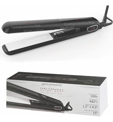 Plancha Cabello Profesional Digital Vera Cerámika Ultra Heat