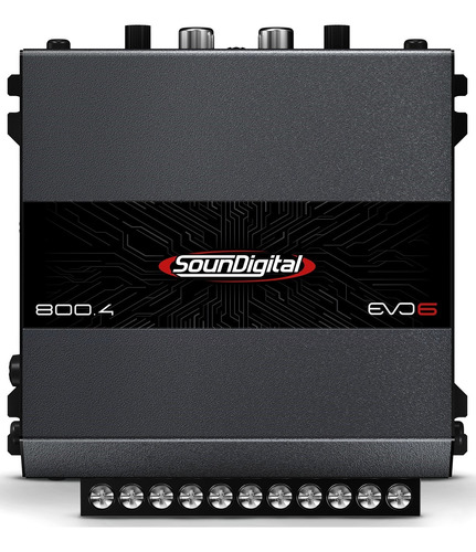 Módulo Soundigital Sd 800 4 Canais Evo 4 2 Ohms Por Canal