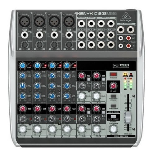 Mixer Behringer Xenyx Q1202 Usb Consola Mezclador Audio