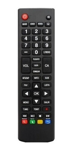 Control Remoto Tv Lcd Led Para Goldstar Bixler Lcd-549