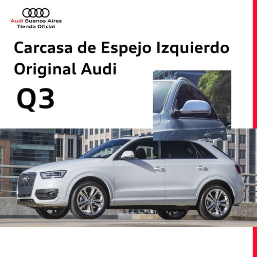 Cacha Carcasa De Espejo Izquierdo Audi 8t0-857-527-d-gru Foto 9
