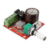 Kit 5un Placa Amplificador De Áudio Mini Hi-fi Pam8610 12v