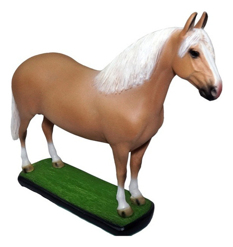 Escultura Miniatura De Cavalo Mangalarga Baia 