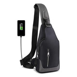 Mariconera Pechera De Calidad Con Usb , Mochila Cruzada T- P