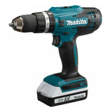 Taladro Percutor Atornillador Inalámbrico De 13mm Makita Hp488dw 18v + Accesorio