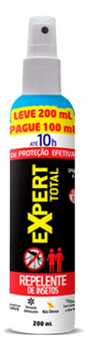 Repelente De Insetos Para Pele Spray Expert Total 10h 200ml