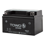 Bateria Moto Towo Gel 12v6ah 6mg7a (7a-bs) Cg125/bross/dax