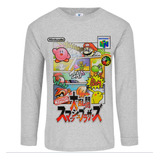 Playera Manga Larga Smash Bros 64 Nintendo 64 Japón Vintage