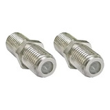 2 Conector Unión Para Cable Coaxial Rg-6