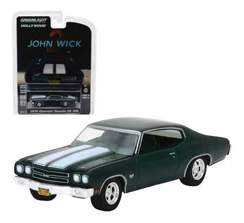 John Wick Chevrolet Chevelle Ss 1970 Greenligth 1/64