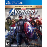 Jogo Marvel Avengers Deluxe Edition Ps4 Midia Fisica