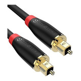 Cable De Audio Optico Digital Cable Toslink - [24k Chapado E