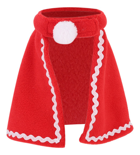 Fantasia Macia Cat Red Mantle Pet Dog Soft Costume, Roupas D