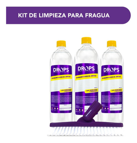 Kit De Limpieza Para Fraguas Drops - L a $100000