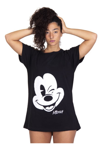 Remeron De Mujer Stitch Mickey Simpson Minnie Pinky Estampad