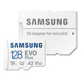 Cartão De Memória Tf Micro Sd Samsung 128gb A2 U3 4k 130mb/s