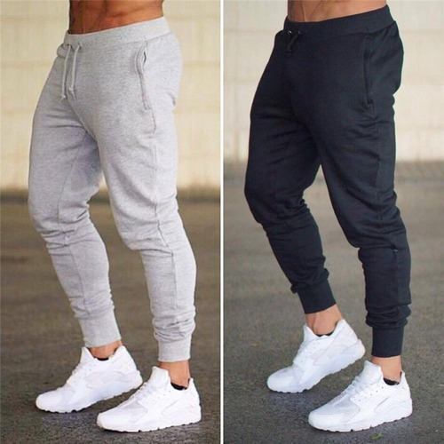 Pantalones Jogger Hombre Gym Slim Entubado Deportivo Moda De