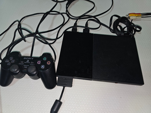 Playstation 2 Play2 Vídeo Game Completo Com Controle E Jogos