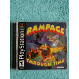 Juegos Ps1 Rampage 3 Through Time Original Inconseguible