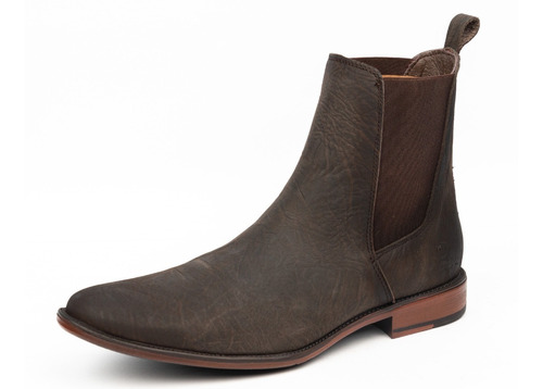 Bota Botin Caballero Tipo Chelsea Chocolate Inmoda 5823