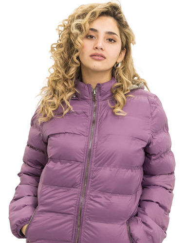 Campera Mujer Inflable Importada Reversible