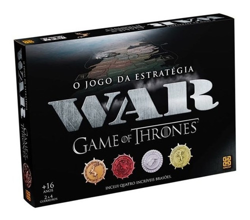 War Game Of Thrones - Jogo De Tabuleiro Grow